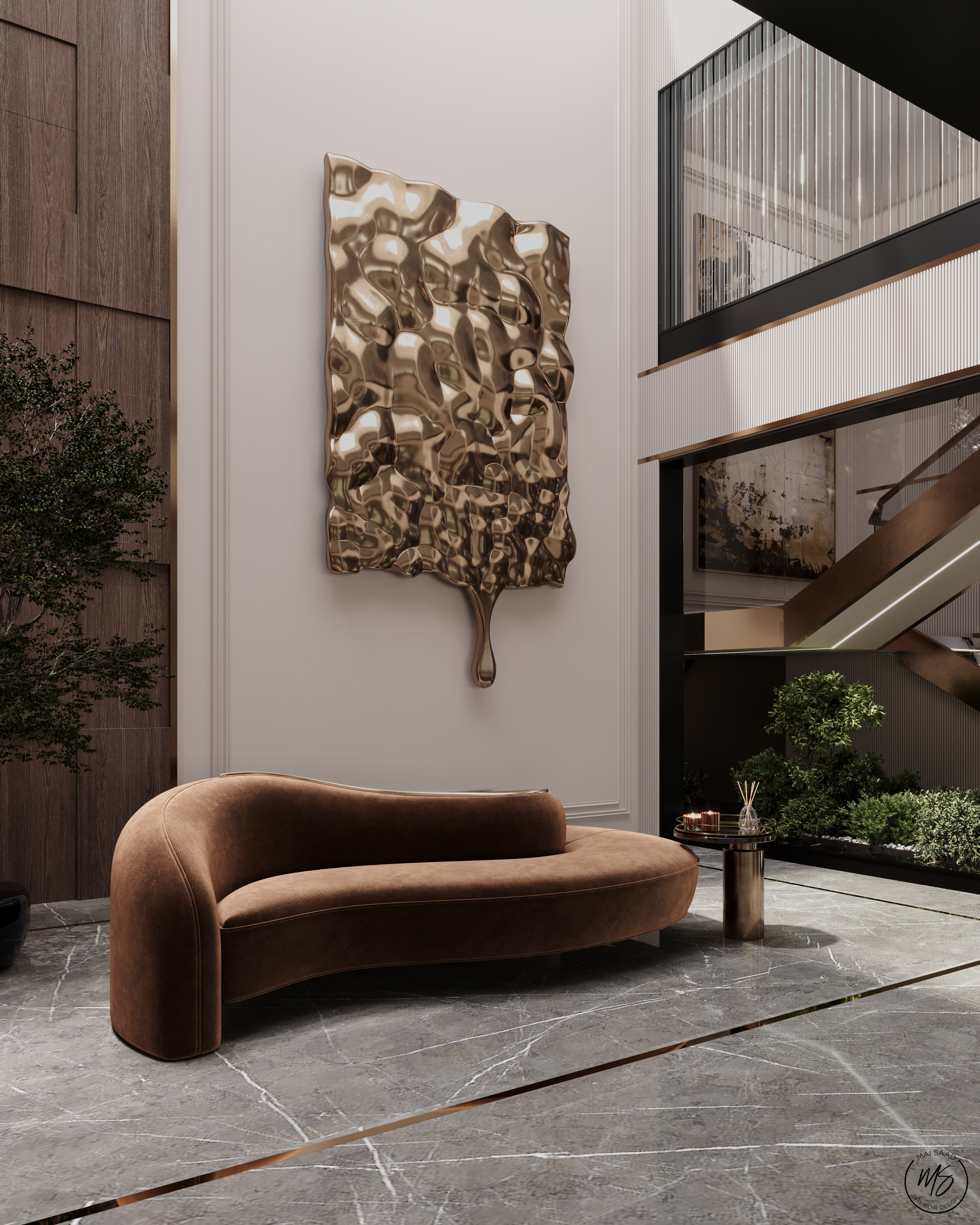 豪华入口丨MAI SAAD INTERIORS-2