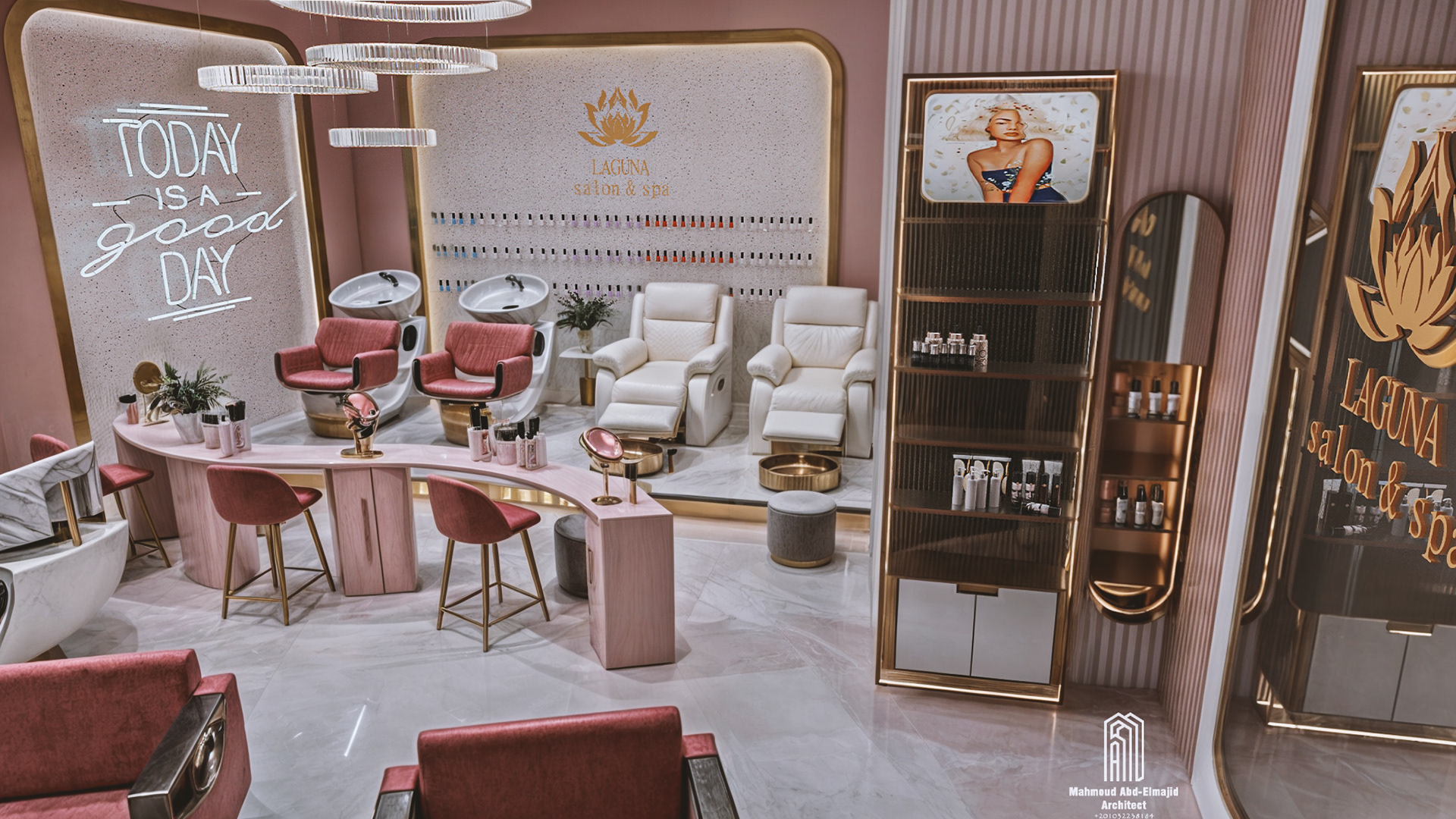 Laguna salon & spa 设计丨阿联酋丨Mahmoud abd elmajied-11