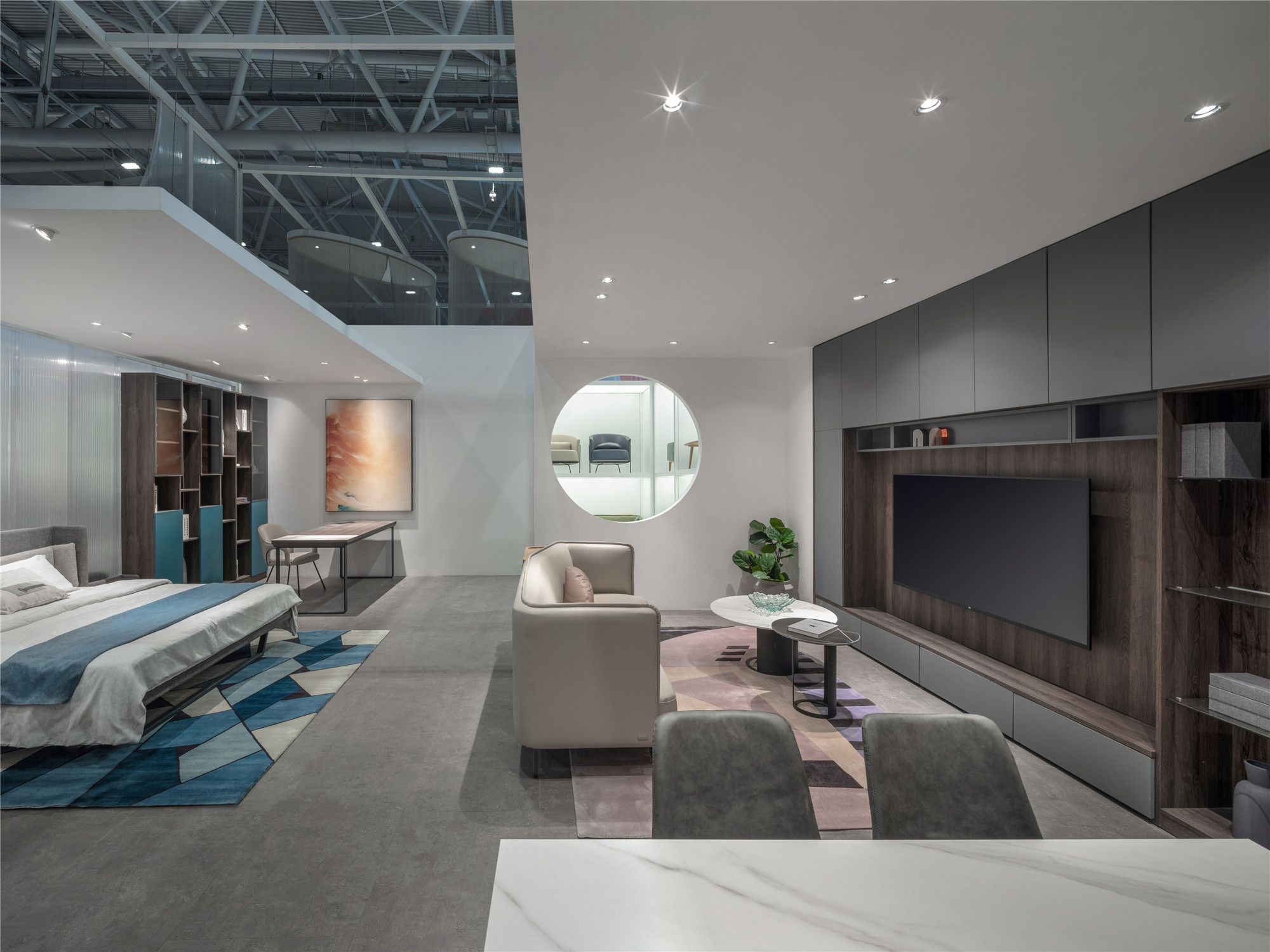 红苹果深圳国际家具展馆丨中国深圳丨竹工凡木设计研究室-34