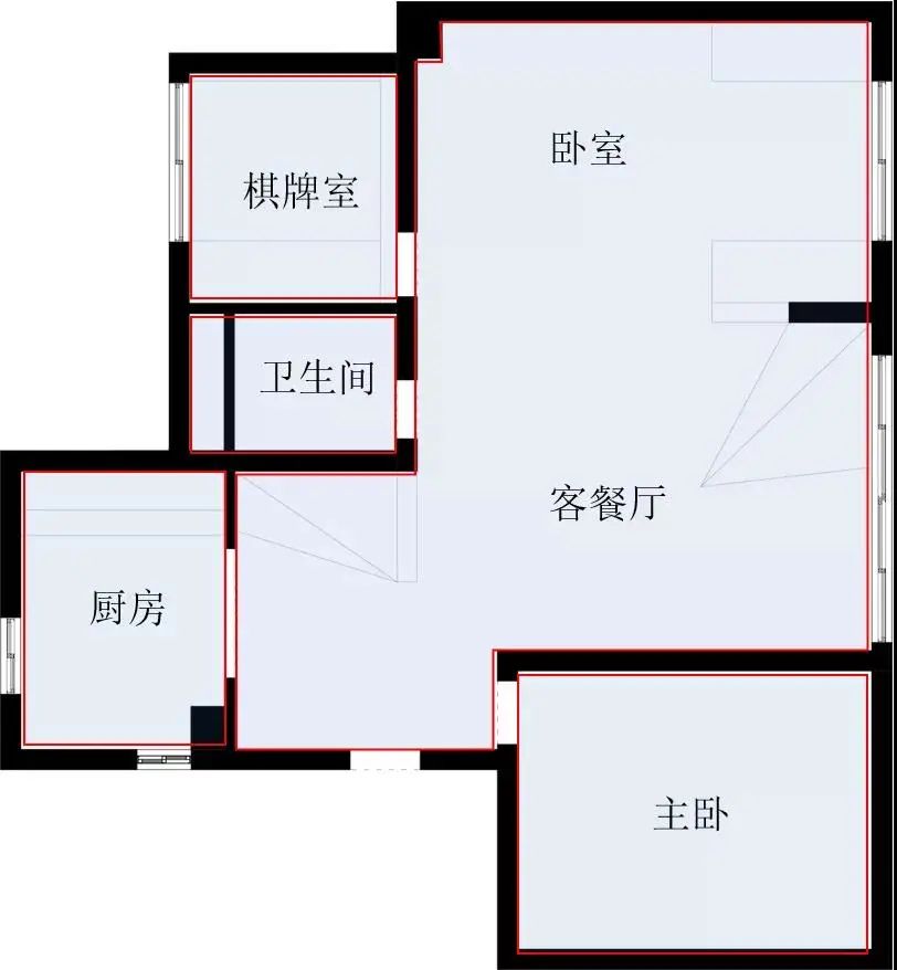 80㎡金字塔奇居室爆改-7