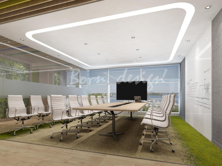 卡塔尔龙城管理公司办公室装修设计-7