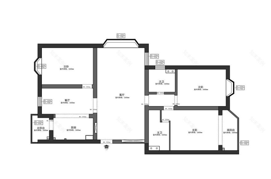 142㎡轻法杂志风四居室改造-0