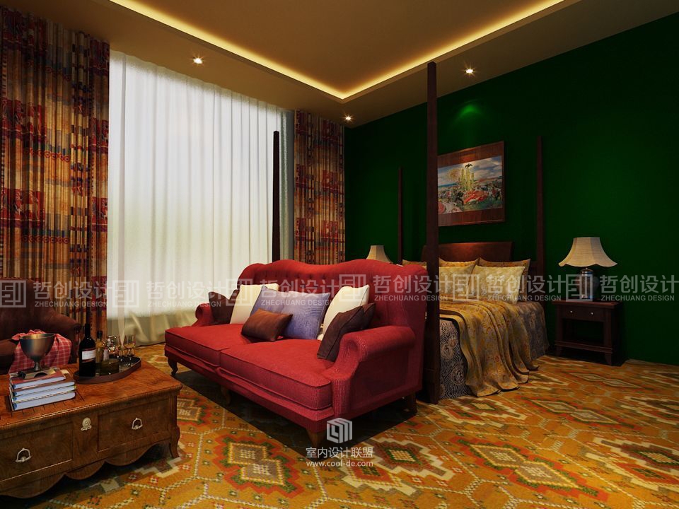 味梓巢主题酒店装修设计效果图-昆明酒店装修设计-15