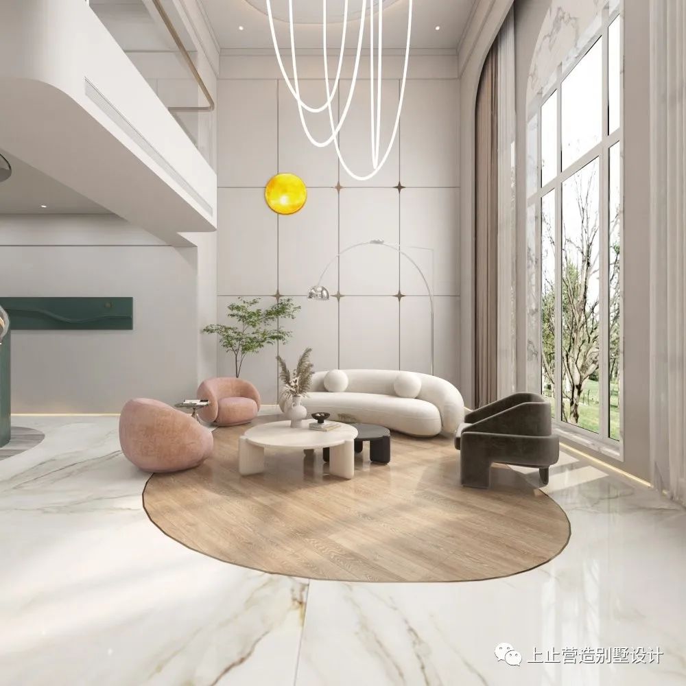 高迪曲线之美,上止营造空灵家居空间丨上止营造别墅设计-10