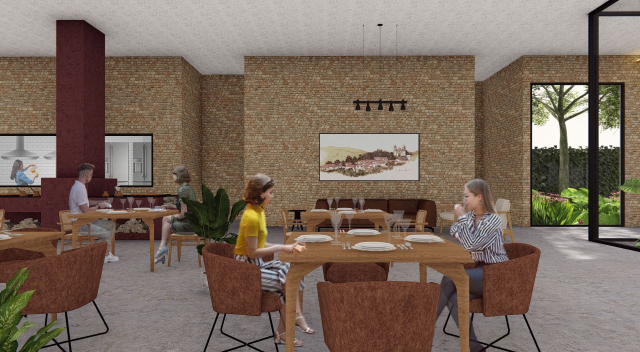 Renders Restaurante Mineiro | Conforto Ambiental III-3