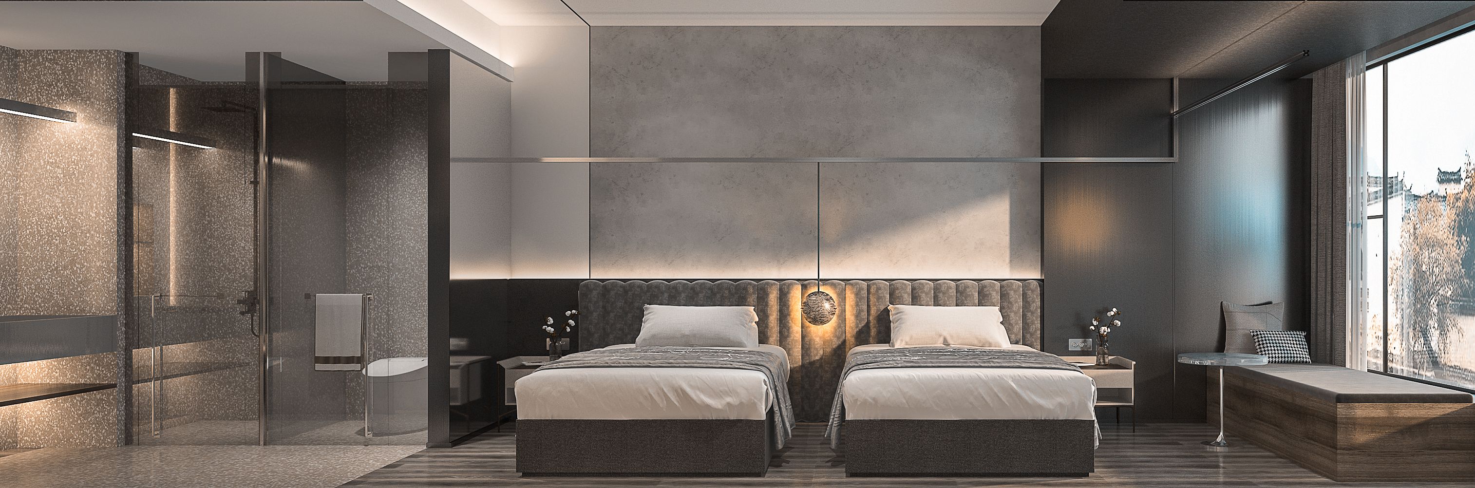 西递 7#,21#机车酒店丨成都简筑空间设计咨询有限公司-13