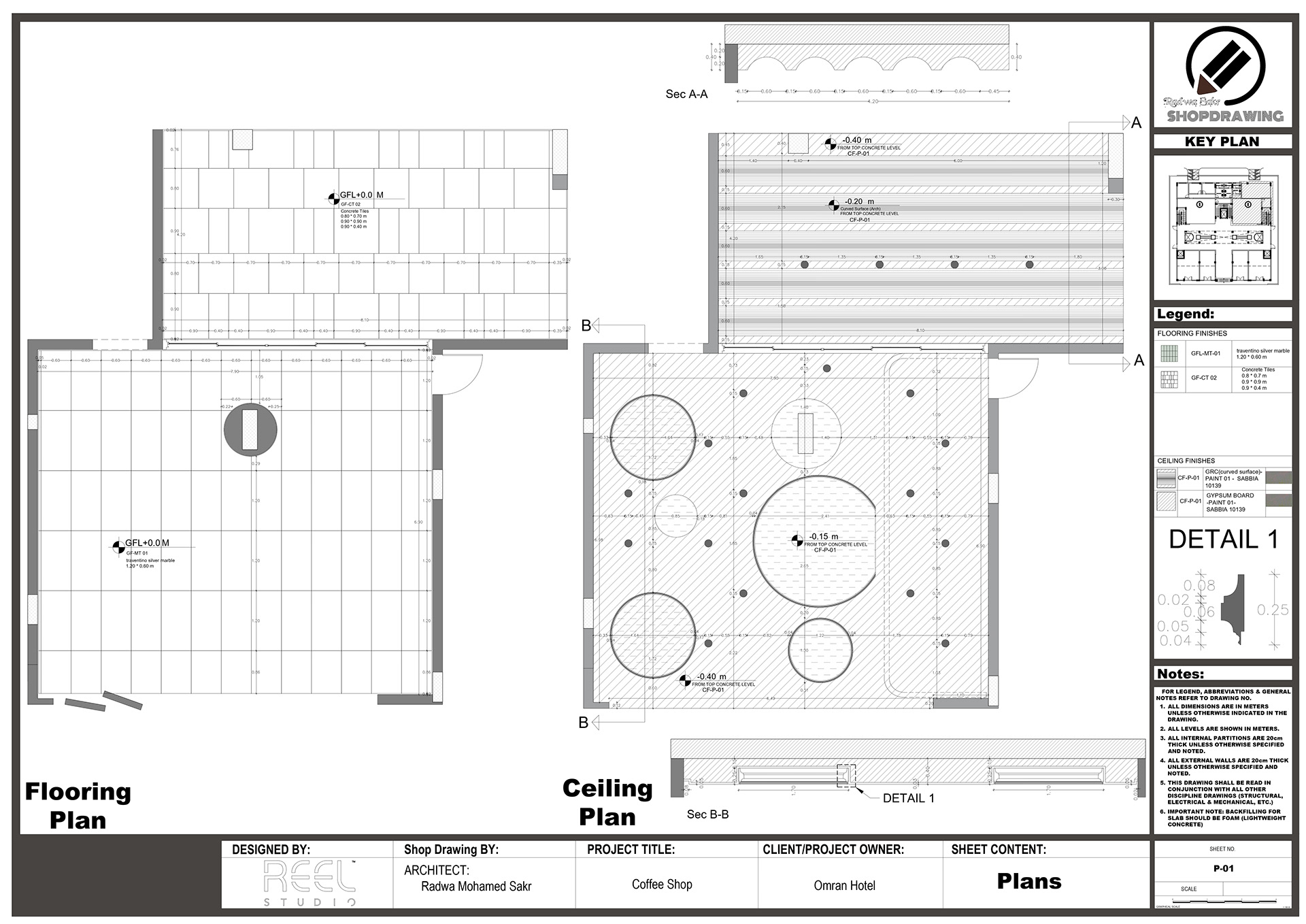 Shop Drawing For Coffe Shop-6