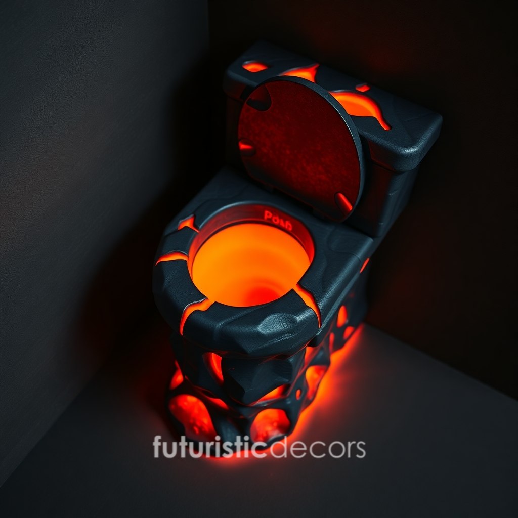 Volcano Toilet（火山马桶）设计丨FuturisticDecors-105
