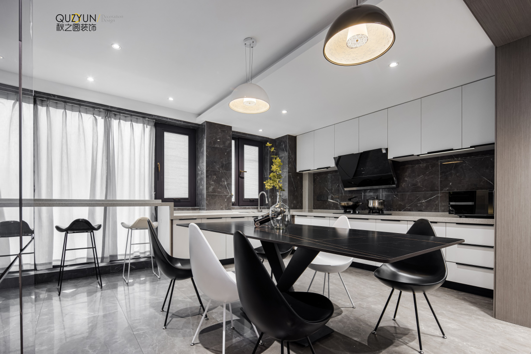 现代简约龙湖尚品140平空间设计丨中国常州丨意象QUZYUN|DSEIGN-33