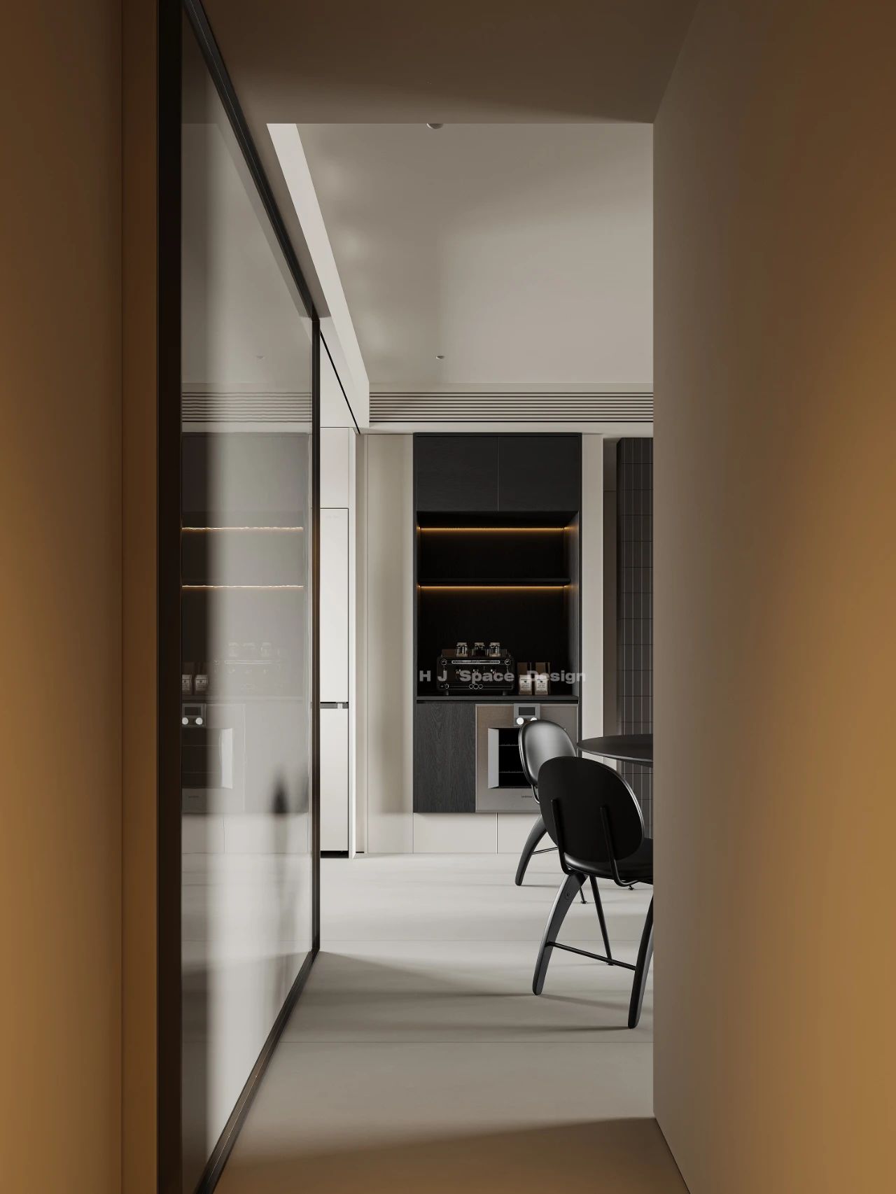 简白轻黑丨逅界空间设计-26