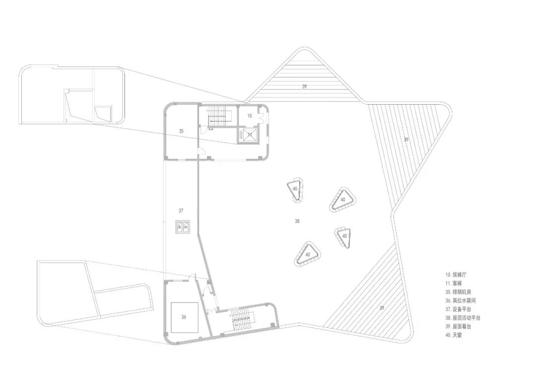 秦皇岛北北美食中心——海星造型的白色建筑空间-108