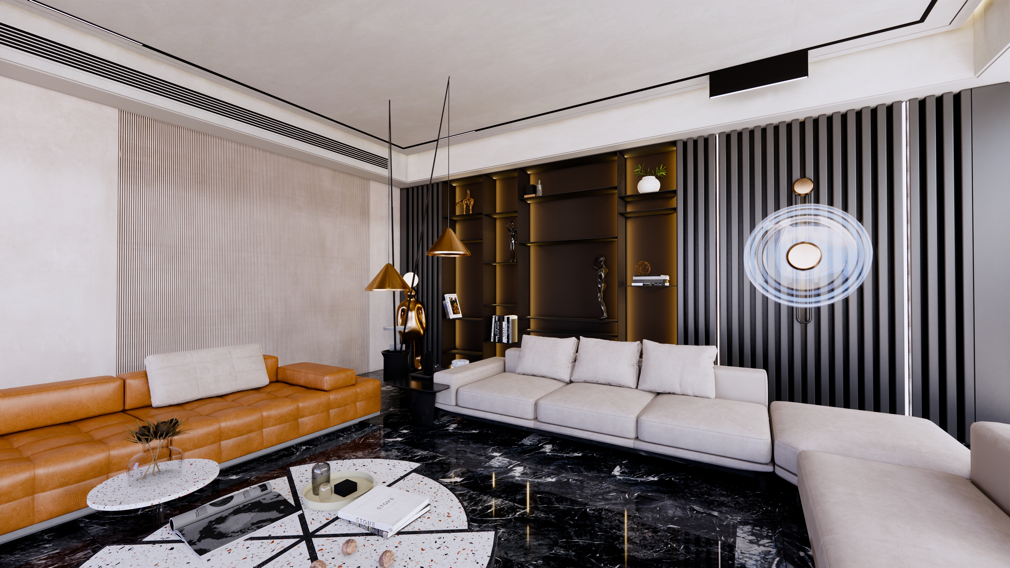 Dark Grey Marble Design深灰色大理石设计推荐-6