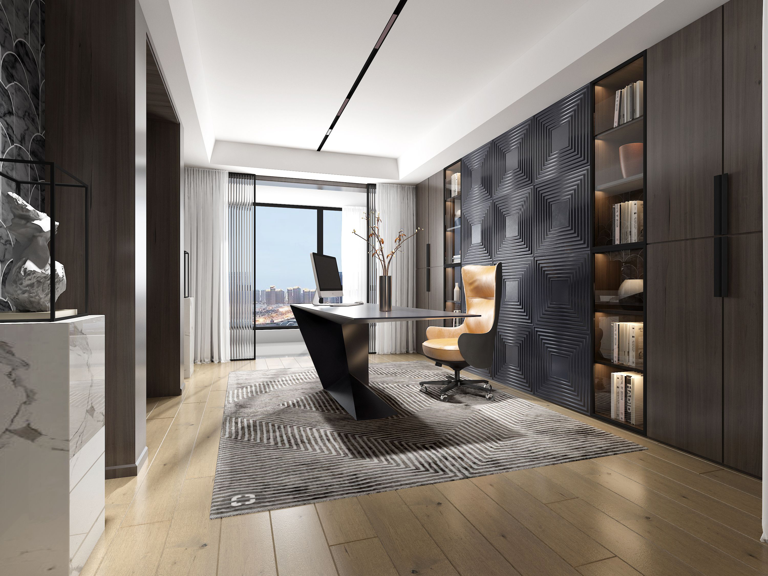 简约现代家居设计，打造城市绿洲-3