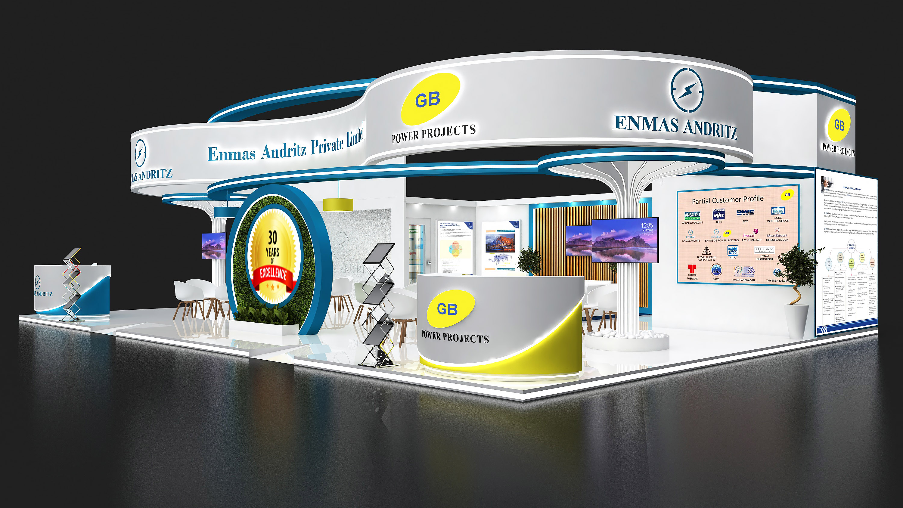 ENMAS 13X12M STALL DESIGN IN MUMBAI-1