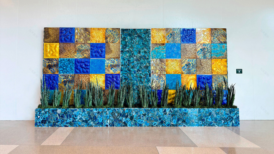 Aqua Cascata室内喷泉设计丨美国克利夫兰丨DION ART团队-14