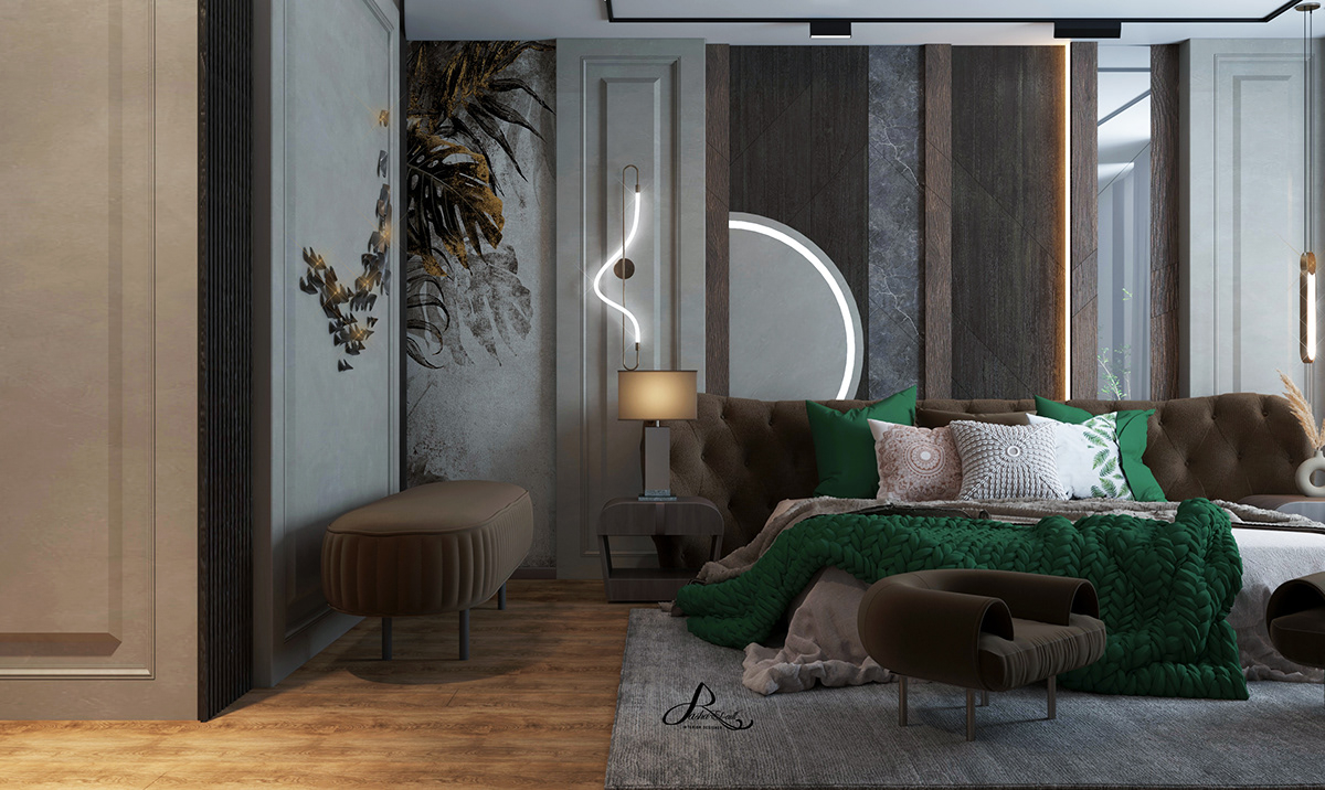 欧式别墅室内设计丨俄罗斯莫斯科-22