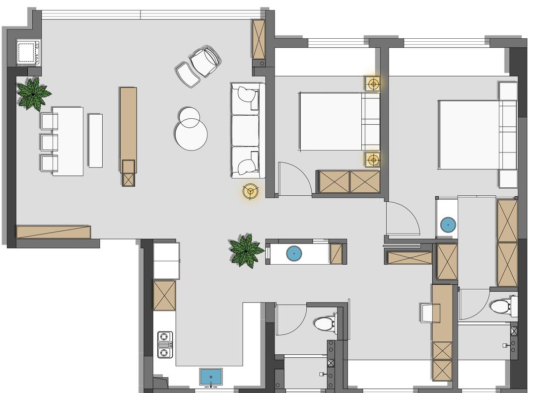 沪漂 IT 男的原木风家装之旅丨鸿鹄设计-12