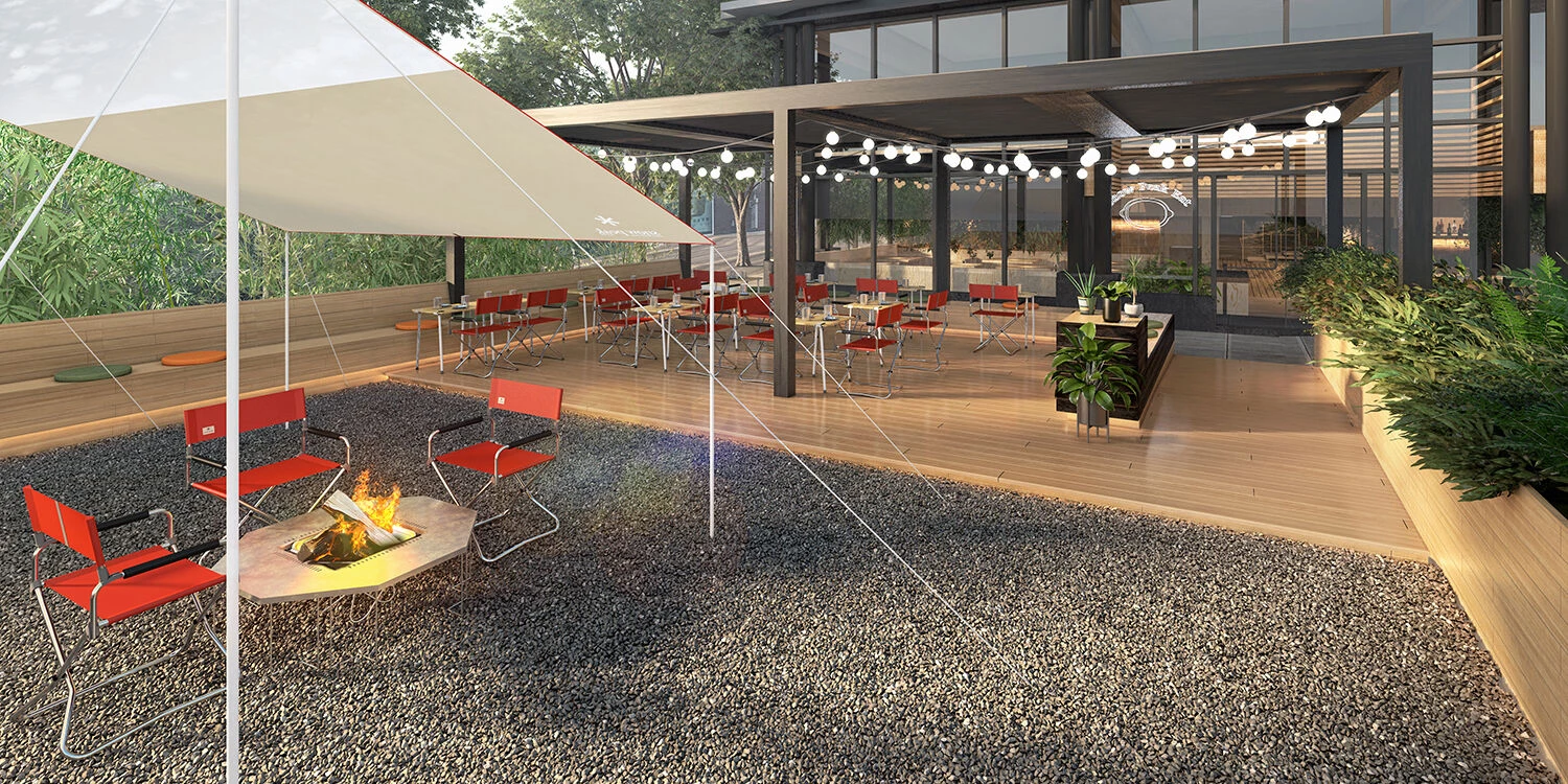 雪峰美国旗舰店及总部 | 融入自然的社区空间-14