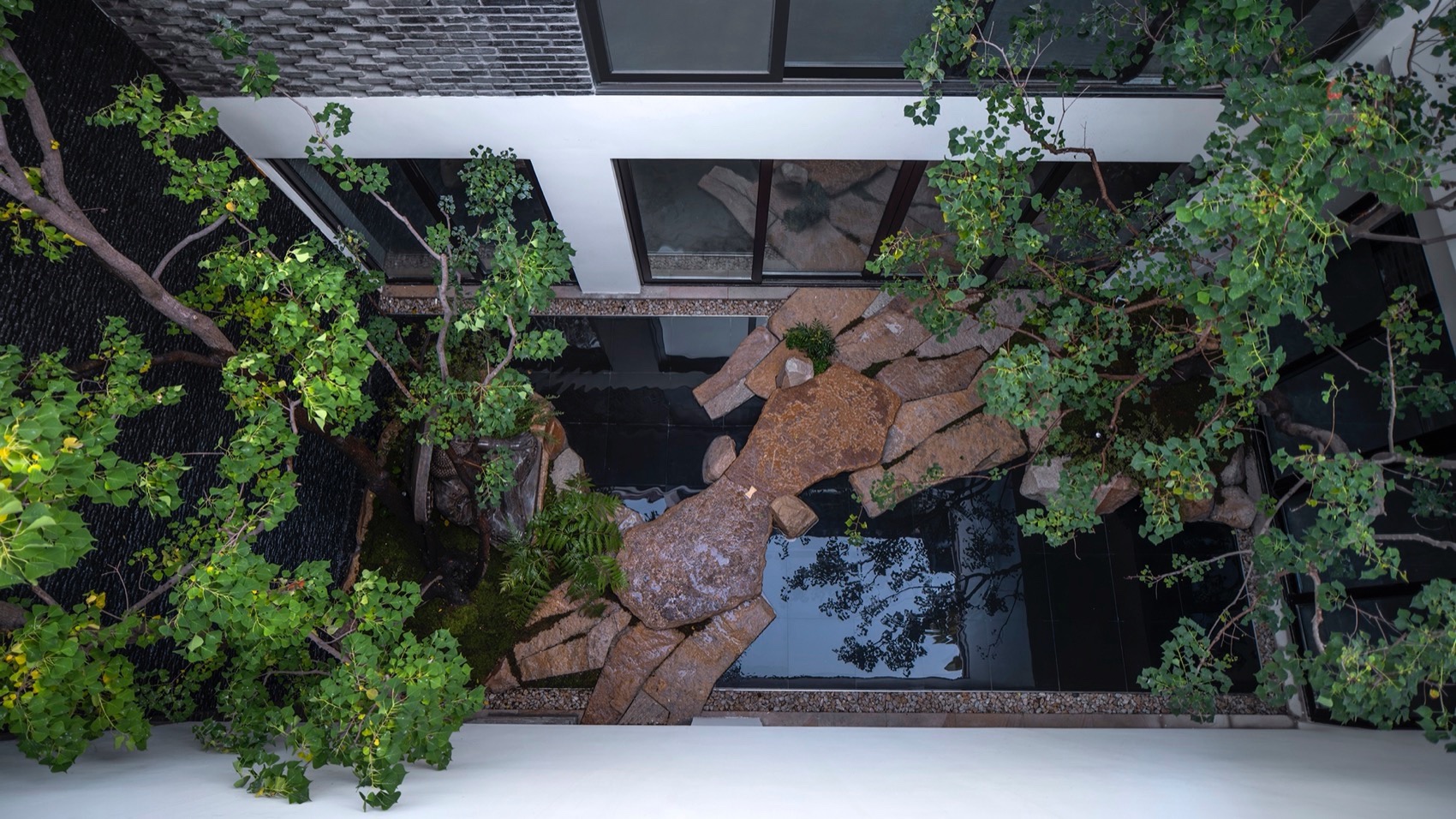 上海桃花源私庭营造丨中国上海丨墨刻丨無言斋造园-6