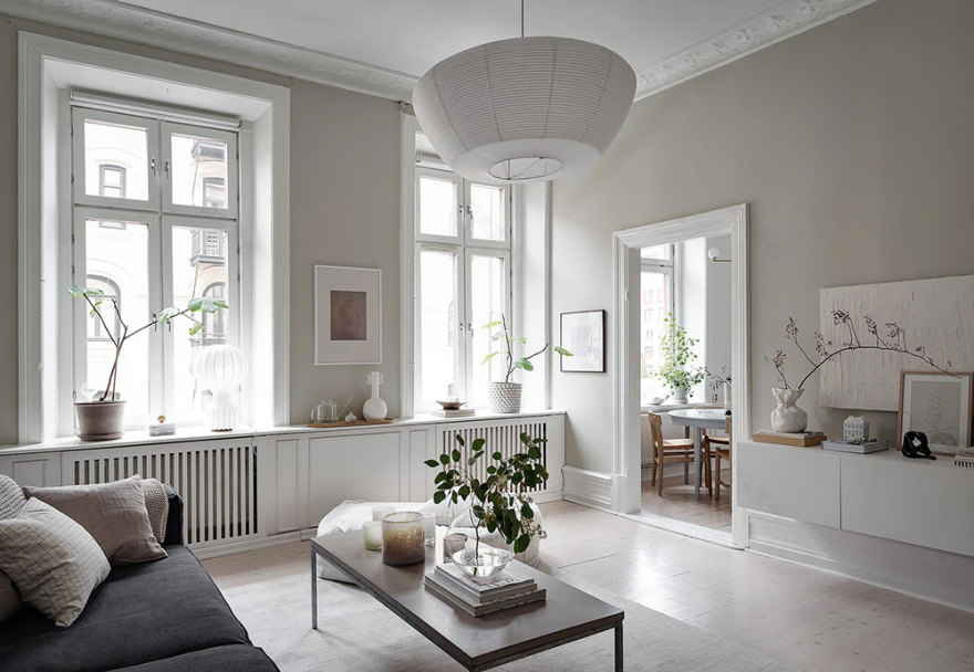 北欧风格瑞典公寓 | 温馨轻盈的优雅设计-4