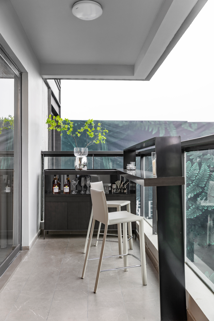 黑白灰的简约之美,璞辉设计打造现代质感住宅丨上海璞辉空间设计有限公司-23