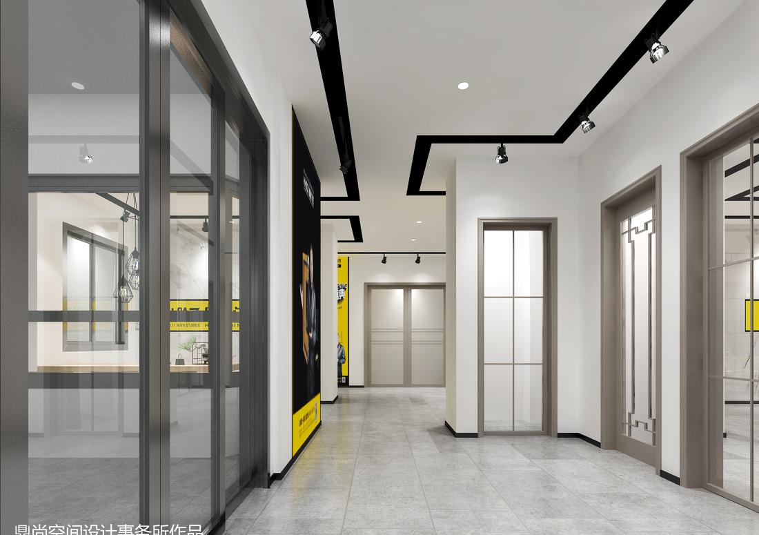 简约艺术风格门窗店设计-0