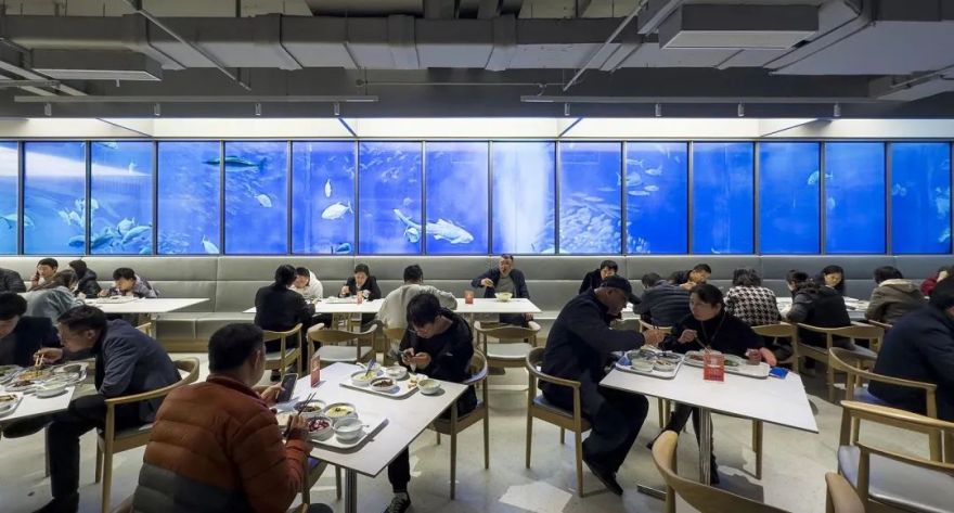 黄浦中心员工食堂餐饮空间丨中国上海丨上海中房建筑设计有限公司-44