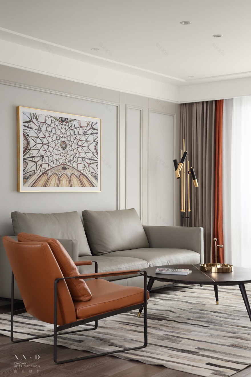 晓安设计 · 虞夏浅梦,融于质感的灰调美式-25