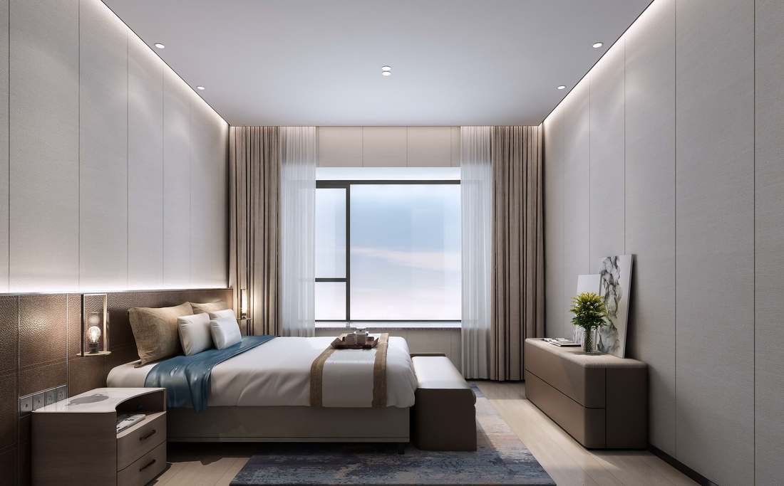 高级黑白灰,简约现代的家居设计-10