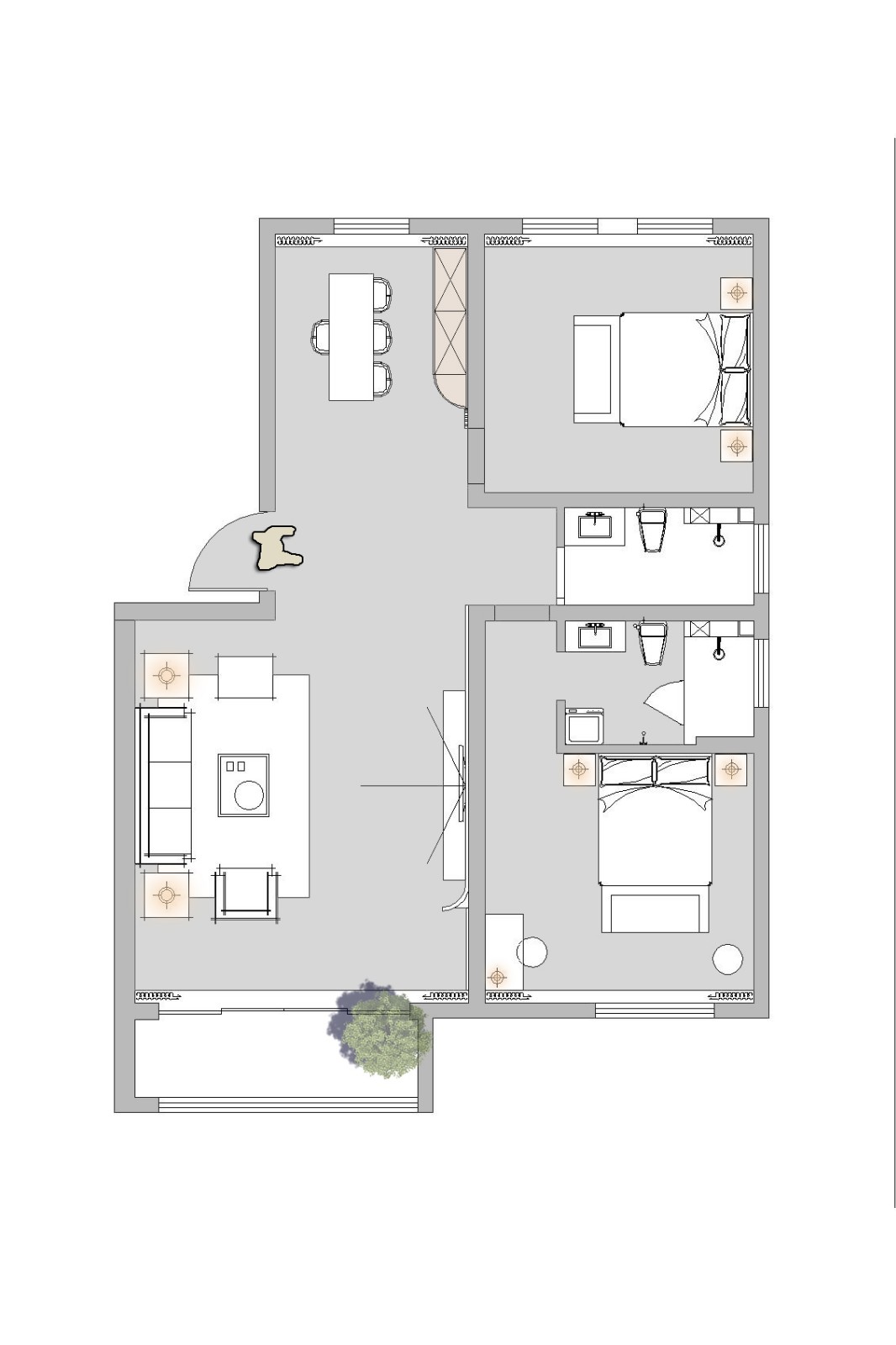 《似初》日式风平层住宅设计丨昌明-2