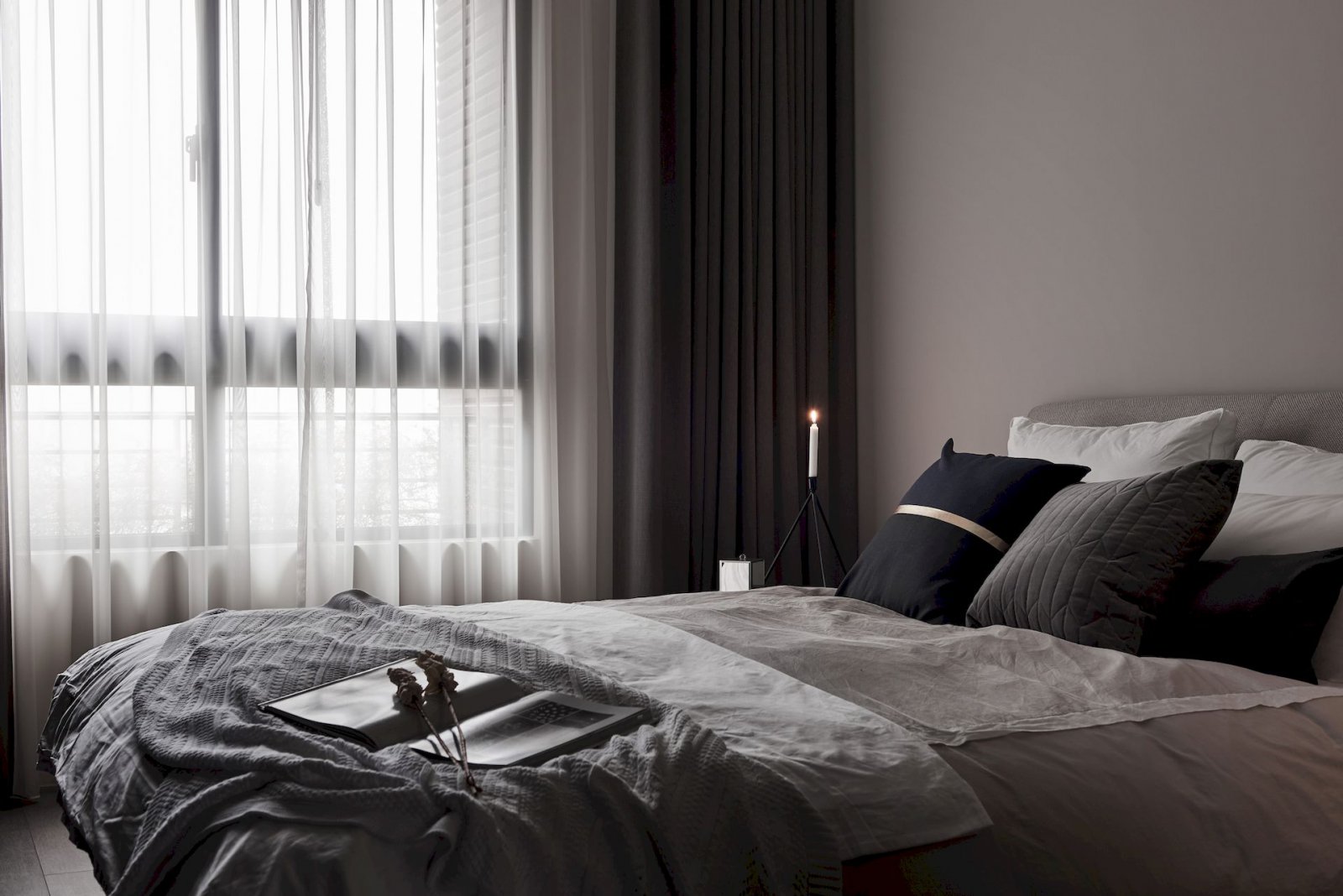 迷迭·灰——灰色系住宅  理丝室内设计-25