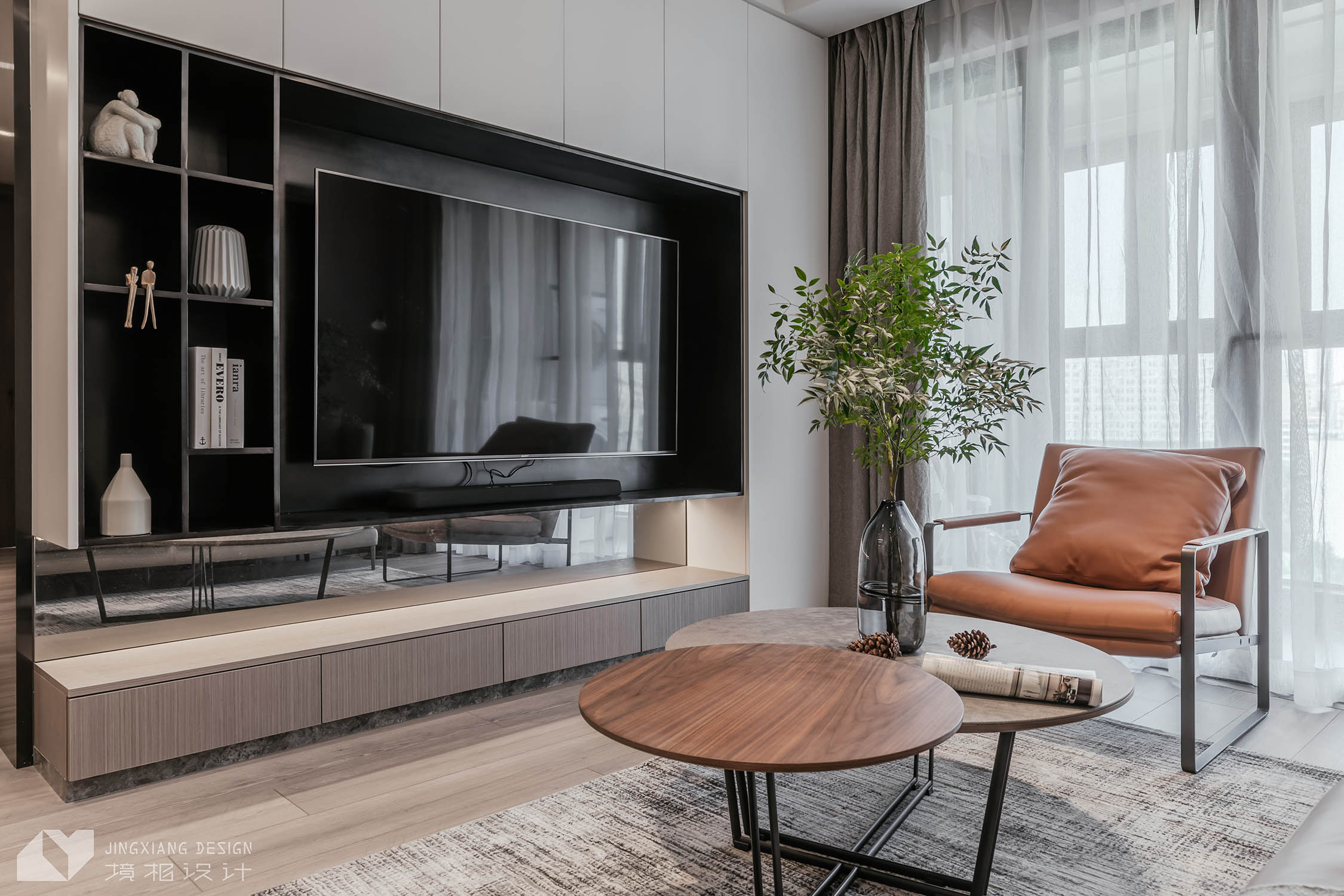 深圳龙光玖龙玺 89㎡现代简约家居设计,境相设计打造灰度空间-34