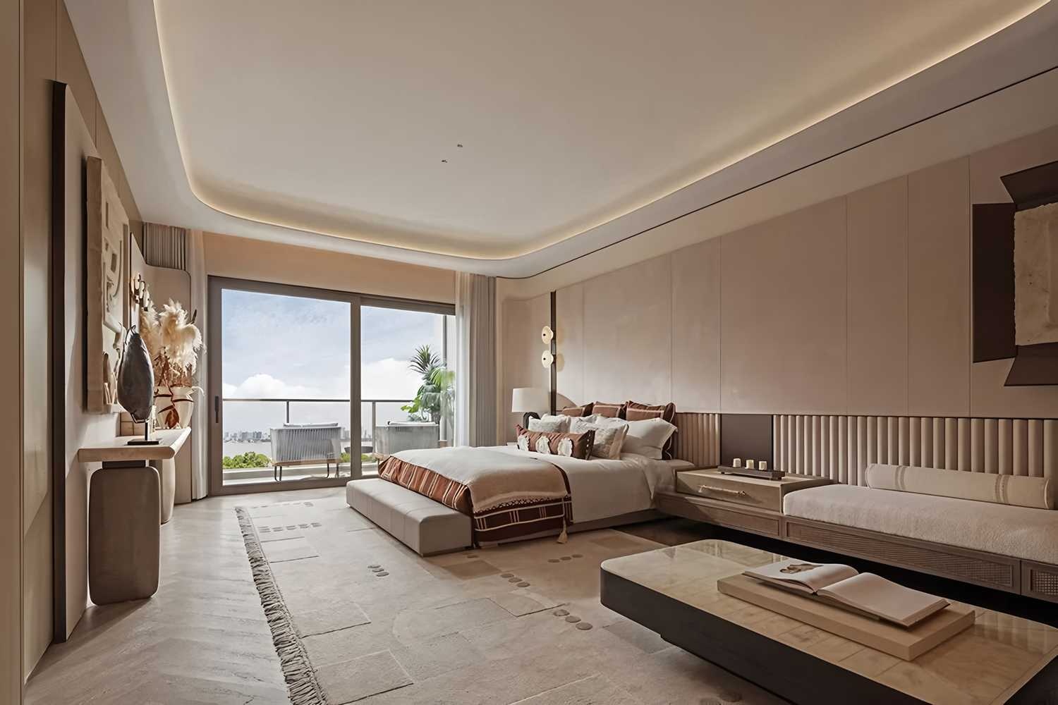 海口万华江东麓岛云溪岛二期上叠别墅样板间丨中国海口丨深圳市盘石室内设计有限公司-25