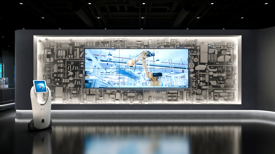 上海先锋企业展厅革命 森克思科技暗黑系展厅设计丨中国上海-19