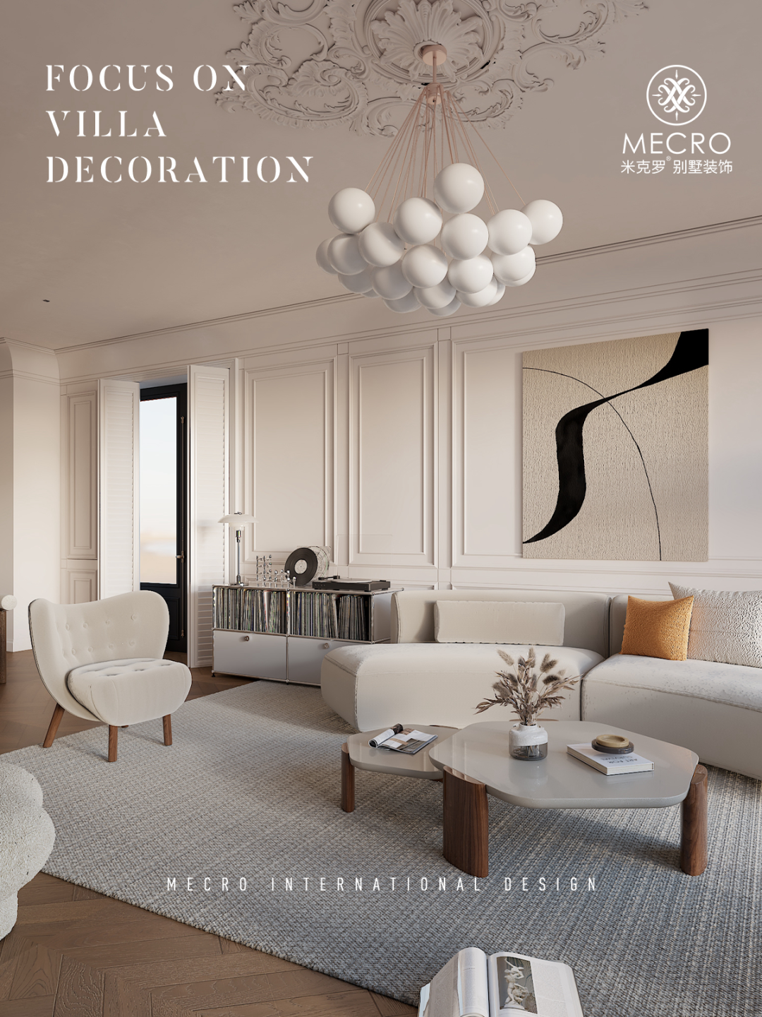 苏州 450㎡美式别墅设计丨中国苏州丨米克罗别墅装饰-0