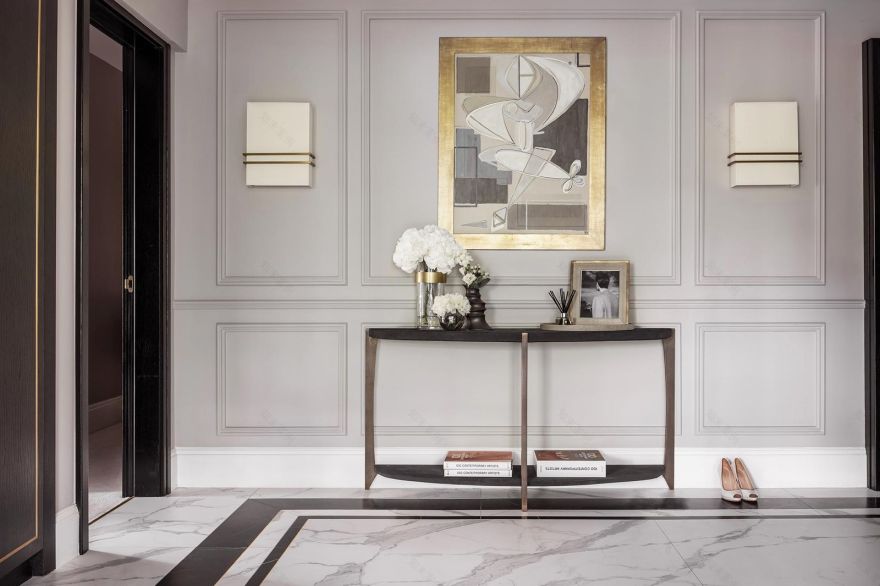 伦敦奢华如五星级酒店的住宅丨英国伦敦丨室内设计师Olga Ashby-9