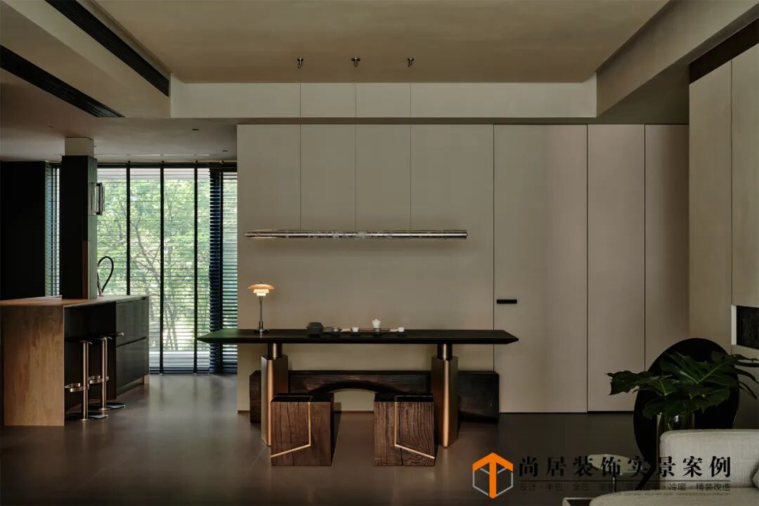 尚居实景案例丨60w打造出的140平暗调空间丨中国南京丨尚居装饰-18