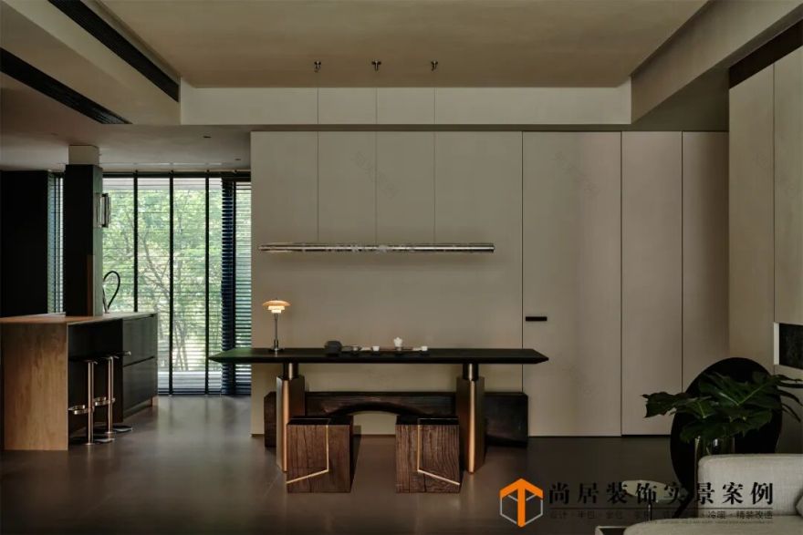 尚居实景案例丨60w打造出的140平暗调空间丨中国南京丨尚居装饰-18
