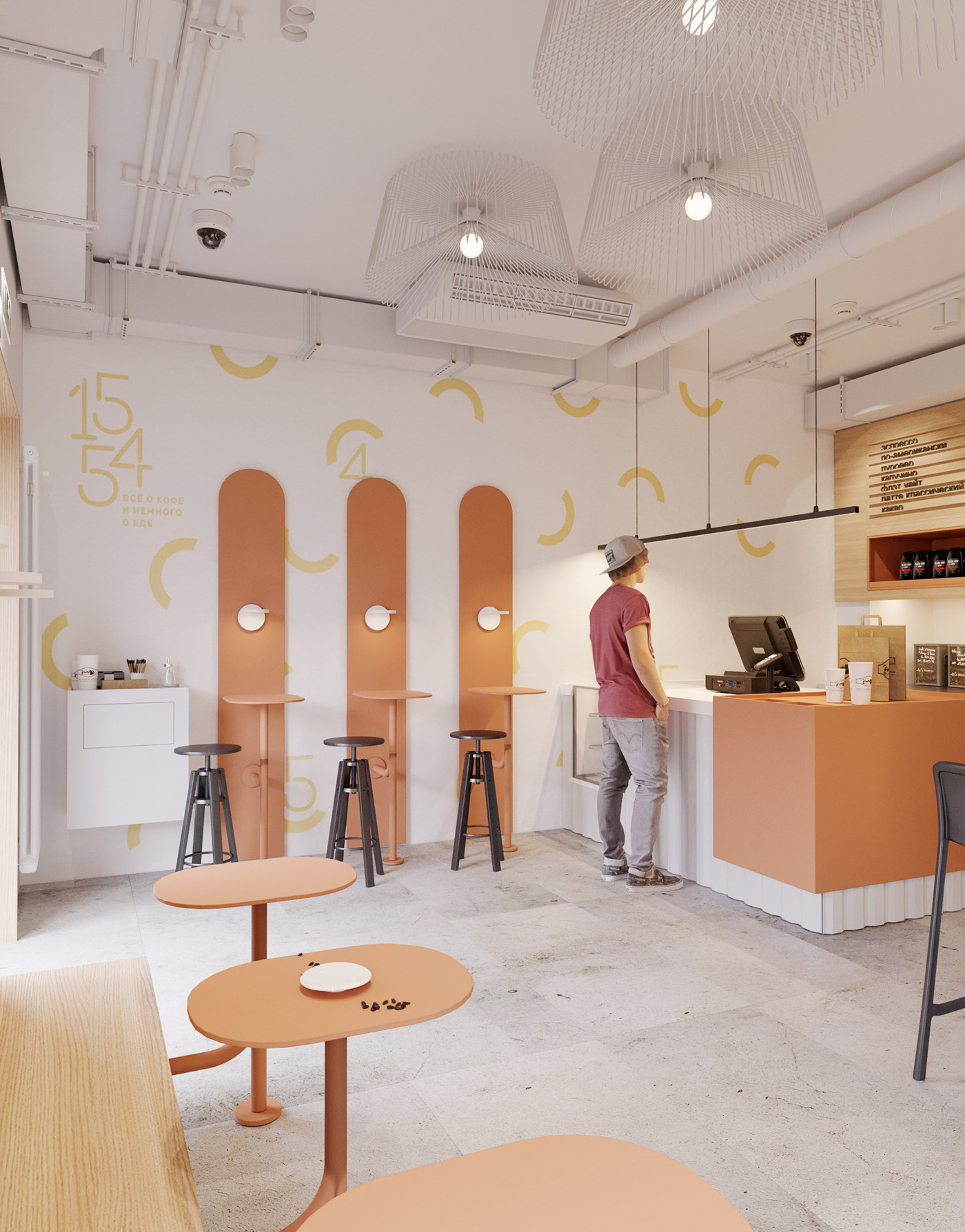 45㎡咖啡店设计-7