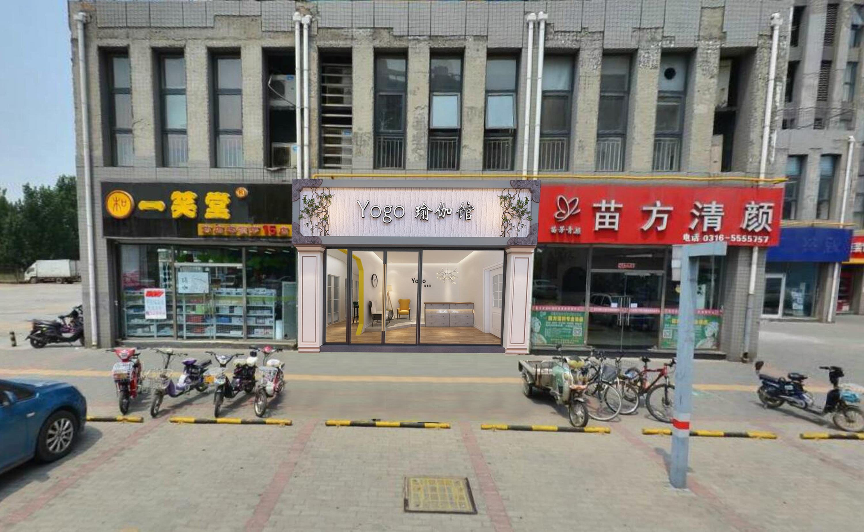 双斌设计打造 150 平米瑜伽馆,绿色楼梯间成亮点-50