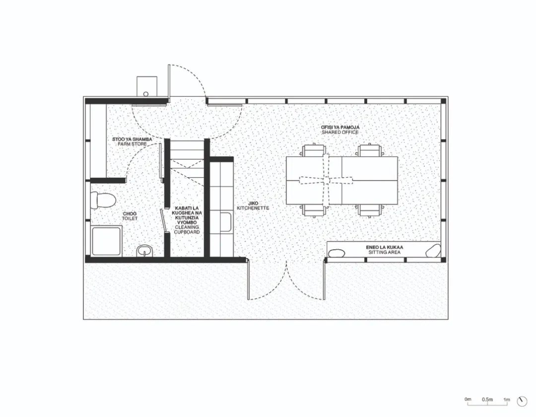 竹农场自建 79 m²办公室丨坦桑尼亚-6