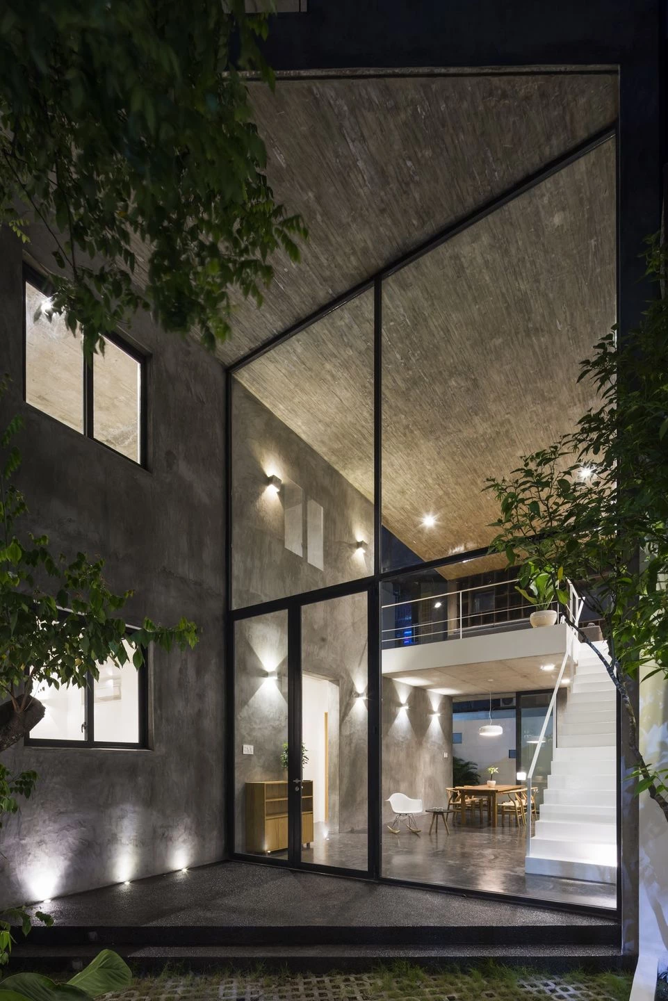 越南密集住宅区的三维花园住宅-19