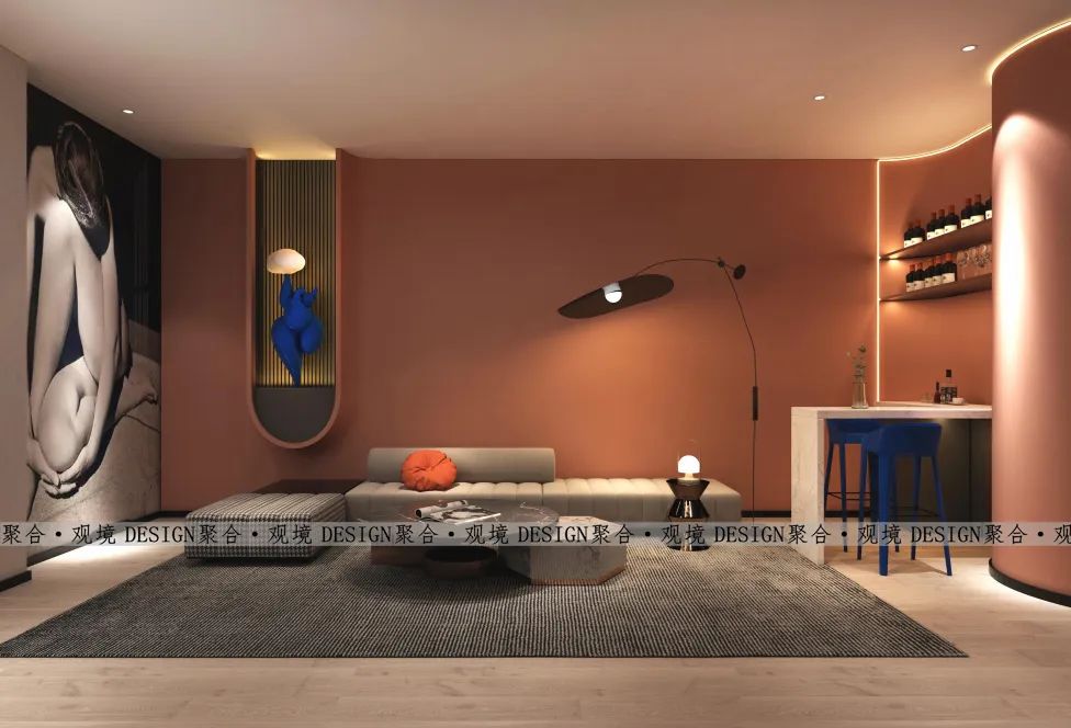 玫瑰庄园丨聚合观境空间设计-25