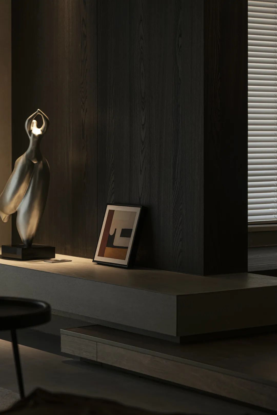 焦糖木肌理,构建内敛沉静的居家空间-23