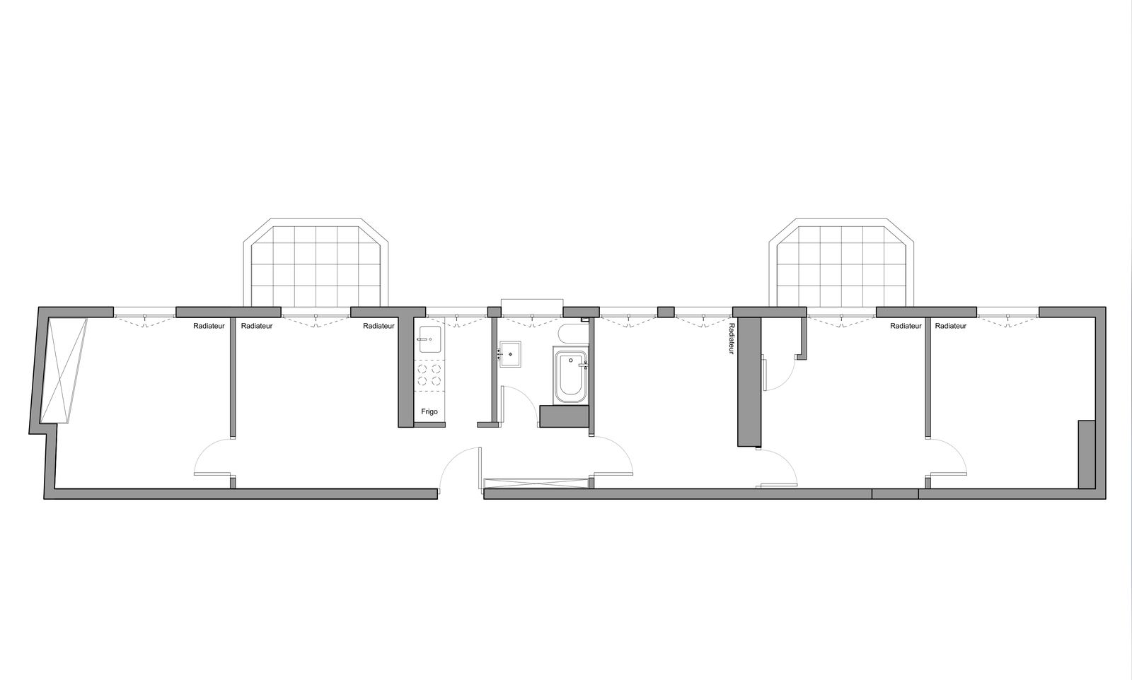 色彩斑斓的巴黎小公寓改造 | 空间与功能的完美融合-21