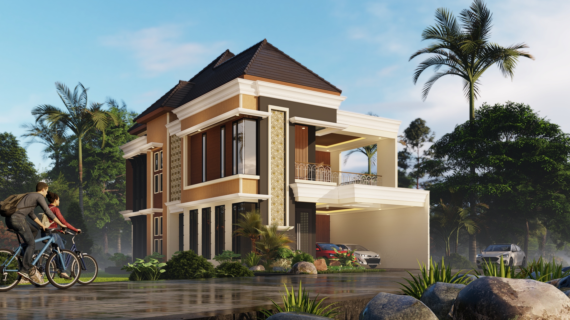 印尼 Batu 市完美别墅设计丨印度尼西亚东爪哇-0