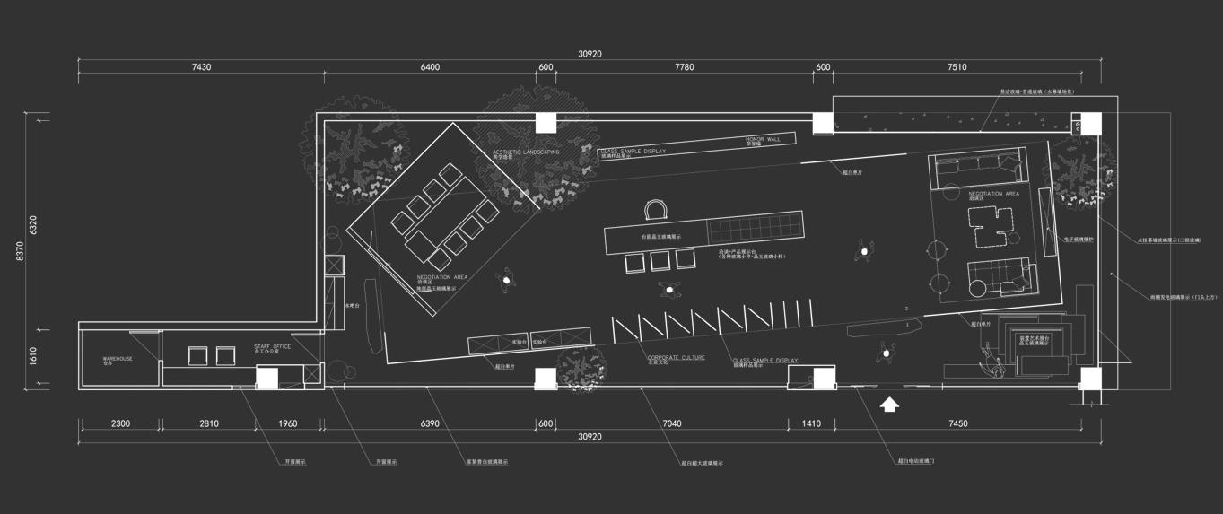 南玻集团玻璃展厅丨中国长沙丨周笙笙全案设计工作室-0