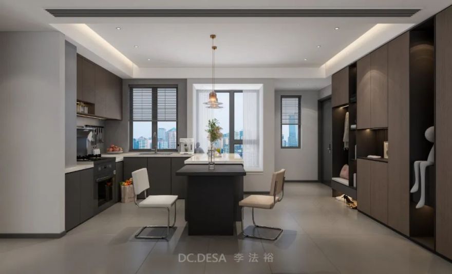 望江樾,127m²意式极简设计丨大成致美装饰旗舰店-12