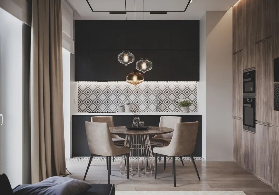 沉稳之魅——79 平米公寓低调奢华设计-3