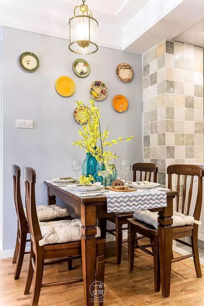 《柠檬冰蓝》美式宅,生活美学从摆餐桌开始-20
